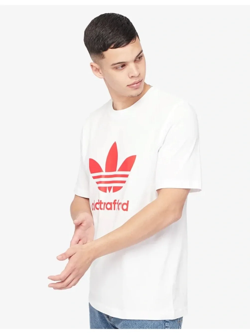 NWT Adidas Originals Manchester United Old Trafford Trefoil - Picture 2 of 5